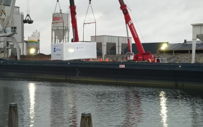 Pyrolyse fabriek verscheept naar Finland